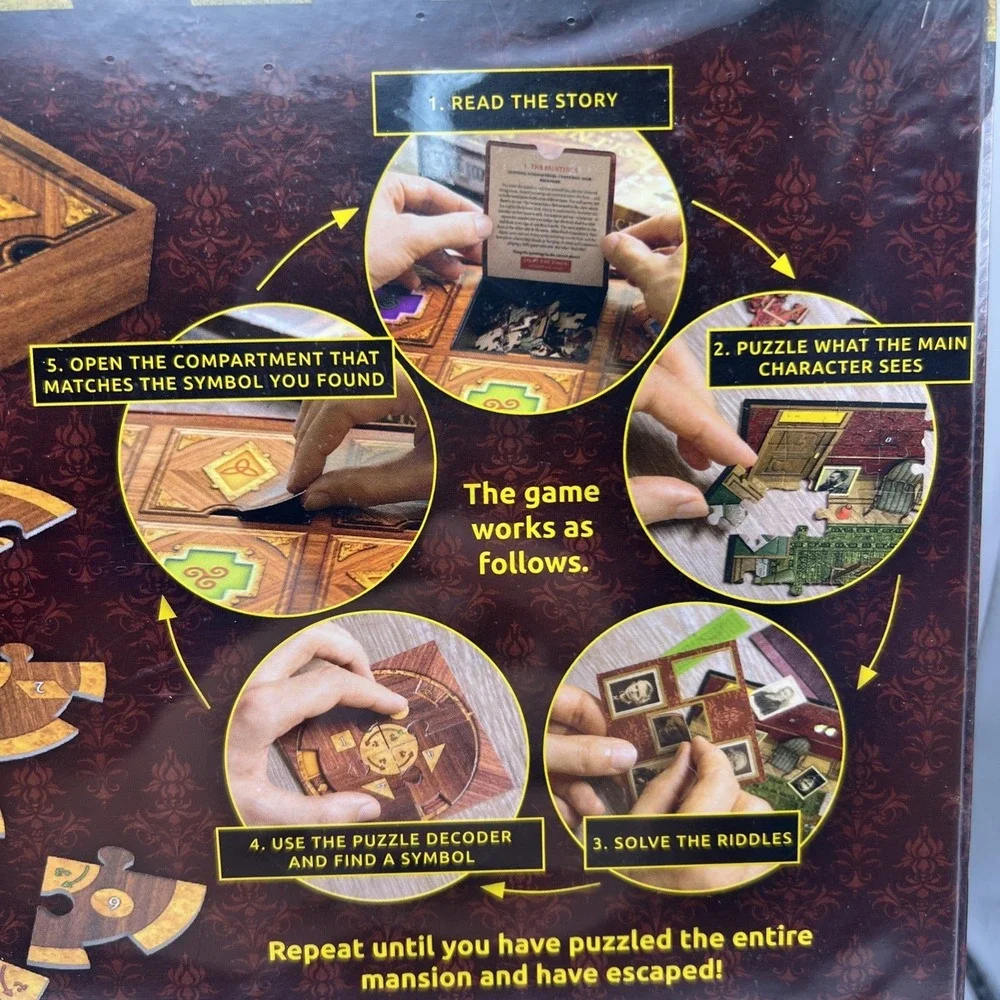 Escape Room the Game Secret of the Scientist Puzzle Adventures Identity SEALED.